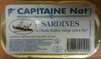 Mängden socker i Sardines à l'huile d'olive vierge extra bio