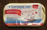 Mängden socker i Sardines à l'ail, au citron et au persil bio