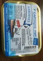 Mängden socker i Sardine à l'huile d'olive vierge extra bio