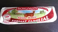 Mängden socker i Fromage de chèvre Sainte maure (format familial) (23% MG)