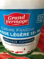 Mängden socker i Crème Fraîche épaisse 15 %