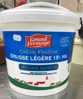 Mängden socker i Crème Fraîche épaisse Légère 15 %