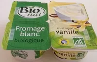 Mängden socker i Fromage blanc biologique extrait naturel de vanille