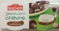 Mängden socker i Yaourt au lait de chèvre sur Lit de chataigne