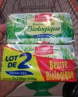 Mängden socker i Beurre Moulé Biologique Demi-Sel