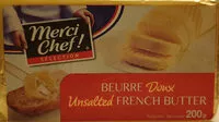Mängden socker i Merci Chef Unsalted Butter 200G