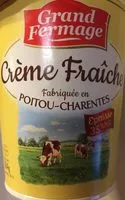 Mängden socker i Grand Fermage crème fraiche épaisse 35%mg 40CL