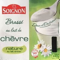 Mängden socker i Yaourt Brassé au lait de Chèvre