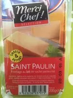 Mängden socker i Saint Paulin