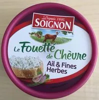 Mängden socker i Le fouetté de chèvre ail et fines herbes