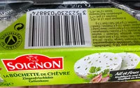 Mängden socker i Soignons bûchettes de chevre