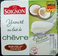 Mängden socker i Yaourt au lait de chèvre saveur coco
