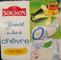 Mängden socker i Yaourt au lait de chèvre vanille (0 % MG)