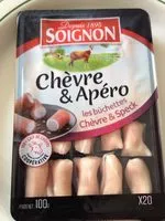 Mängden socker i Les Bûchettes Chèvre & Speck fumé