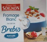 Mängden socker i Fromage blanc au lait de brebis