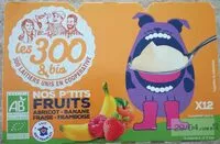 Mängden socker i Nos p'tits fruits - Fromage blanc aux fruits