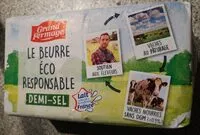 Mängden socker i Le beurre eco responsable demi-sel