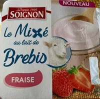 Mängden socker i Le mixé au lait de brebis fraise