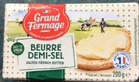 Mängden socker i Beurre demi-sel