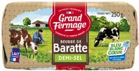 Mängden socker i Beurre de baratte demi-sel