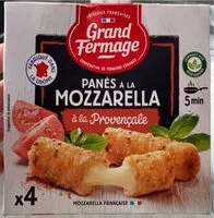 Mängden socker i pannés à la mozzarella