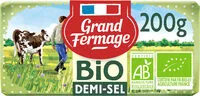 Mängden socker i Beurre BIO demi-sel