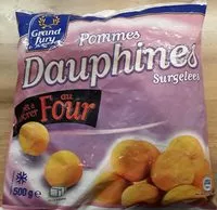 Mängden socker i Pommes dauphines surgelées au four