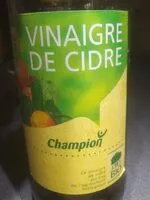 Mängden socker i Vinaigre de cidre