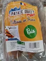 Mängden socker i Patate douce bio