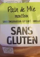 Mängden socker i Pain de mie moelleux sans gluten