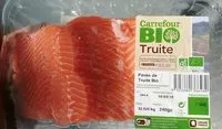 Mängden socker i Truite Bio Carrefour