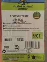 Mängden socker i Pavés de Truite