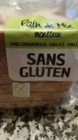 Mängden socker i Pain de mie moelleux sans gluten