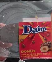 Mängden socker i Donuts daim fourré