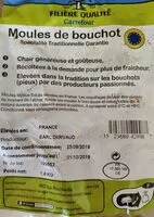 Mängden socker i Moules de Bouchot