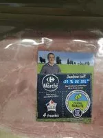 Mängden socker i Jambon cuit supérieur découenné dégraissé -25% de sel