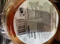 Mängden socker i crevettes décortiquées cuites sauce au pesto rouge