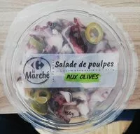 Mängden socker i Salade de poulpes aux olives
