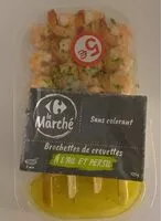 Mängden socker i Crevette