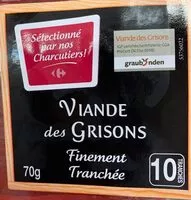 Mängden socker i Viande des grisons