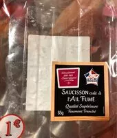 Mängden socker i Saucisson cuit à l'ail fumé