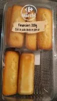 Mängden socker i Financiers 200g