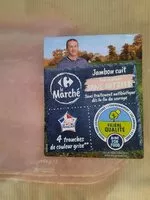 Mängden socker i Jambon cuit supérieur découenné dégraissé