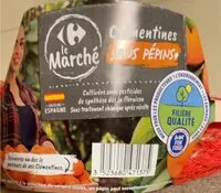 Mängden socker i Clémentines sans pépins