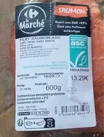 Mängden socker i Filet Saumon ASC