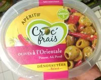 Mängden socker i Olives à l'orientale