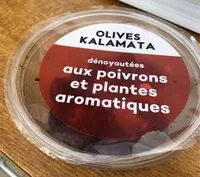 Mängden socker i Olives KALAMATA denoyautées aux poivrons et plantes aromatiques