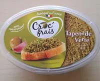 Mängden socker i Tapenade verte ail