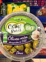 Mängden socker i Olives vertes denoyautées à l'ail