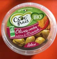 Mängden socker i Olives vertes entières a l'Orientale